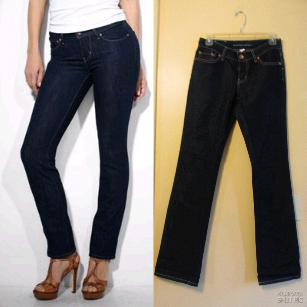 BANANA REPUBLIC CURVY BOOTCUT JEANS SIZE 25